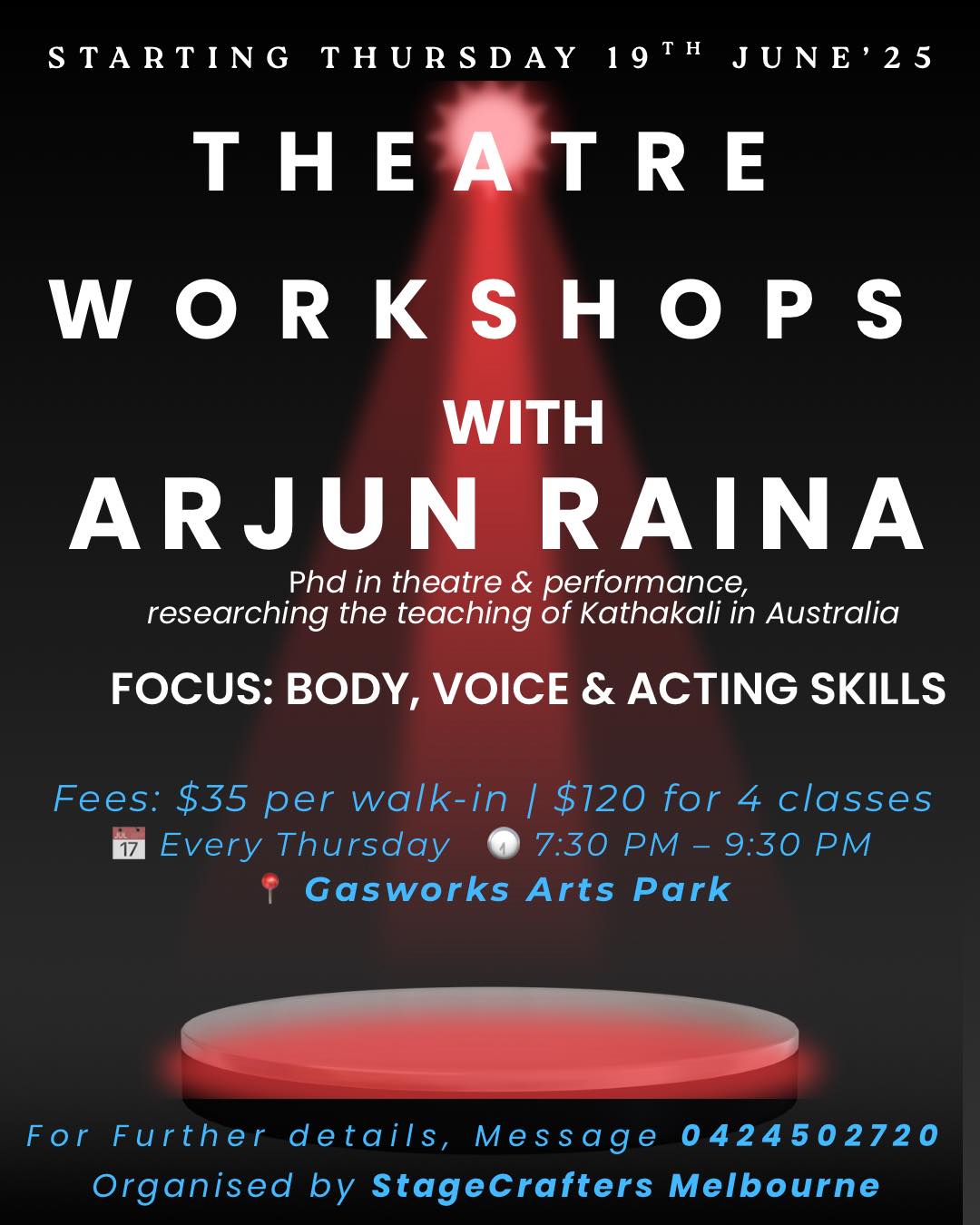 Theatre Workshop with Arjun Raina